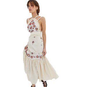 Free People Chrysanthemum Kiss Maxi Dress NWOT 6